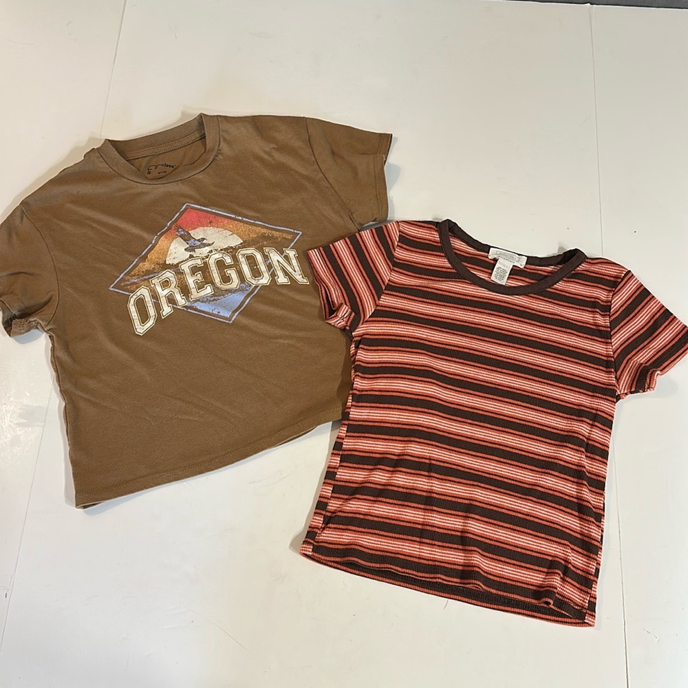 Art Class Girls Cotton Tee Shirt Lot Size Medium (7/8)